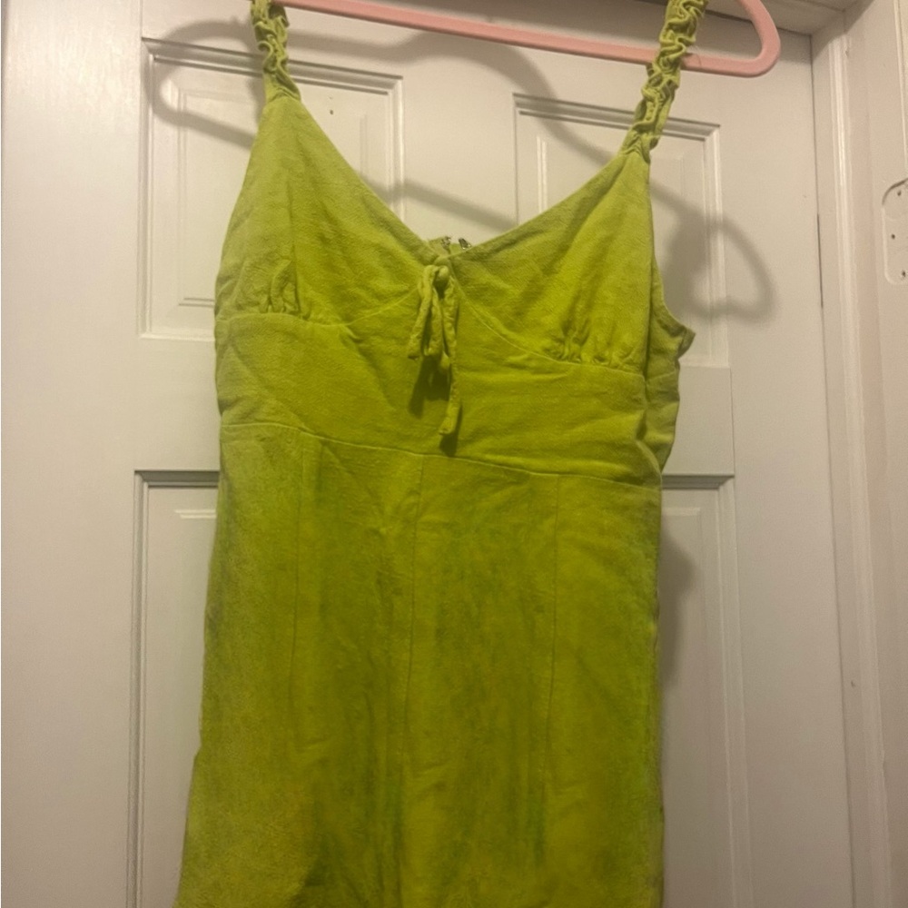 Style Rack Lime Green Jumpsuit